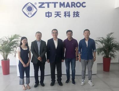 全國(guó)政協(xié)常委林毅夫視察中天摩洛哥工廠，擘畫(huà)中非通信建設(shè)合作新藍(lán)圖